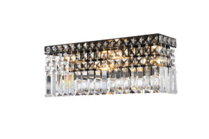 Maxime 18 inch black wall sconce