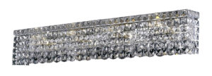 Maxime 6 light Chrome Wall Sconce Clear Royal Cut Crystal