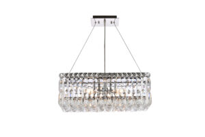 Maxime 4 light Chrome Chandelier Clear Royal Cut Crystal