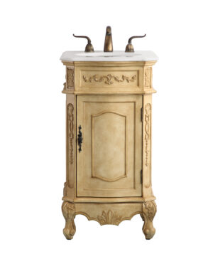 19 in. Single Bathroom Vanity set in antique beige
