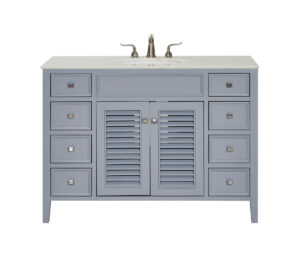 48 In. Single Bathroom Vanity Set In Grey