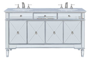 60 In. Double Bathroom Vanity