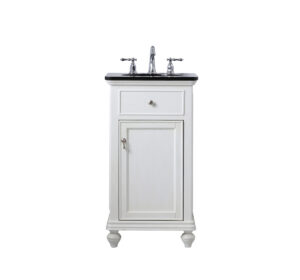 19 in. Single Bathroom Vanity set in antique white