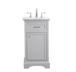 19 in. Single Bathroom Vanity set in light grey