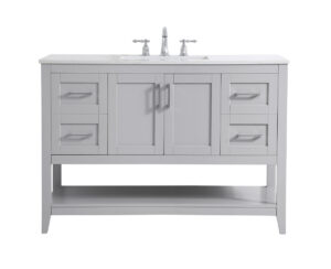 48 inch Single Bathroom Vanity in Grey