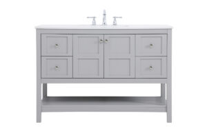 48 inch Single Bathroom Vanity in Gray