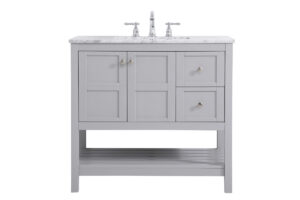 36 inch Single Bathroom Vanity in Gray