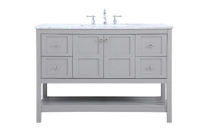 48 inch Single Bathroom Vanity in Gray