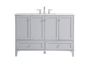 48 inch Single Bathroom Vanity in Grey