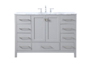 48 inch Single Bathroom Vanity in Gray