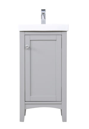 18 in. Single bathroom vanity set in Grey