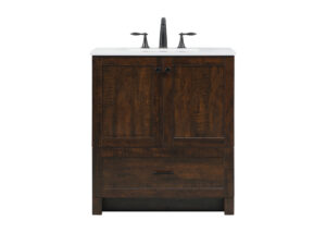 30 inch Single bathroom vanity in expresso