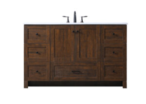 54 Inch SIngle Bathroom Vanity In Expresso