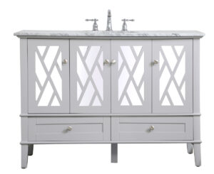 48 inch Single Bathroom Vanity Set In Grey