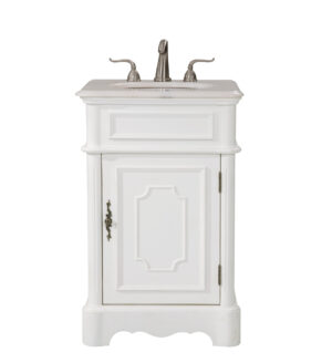 21 In. Single Bathroom Vanity Set In Antique White