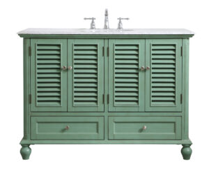 48 inch Single Bathroom Vanity in Vintage Mint