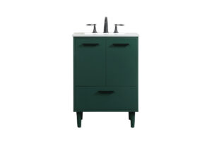 24 inch bathroom vanity in Green