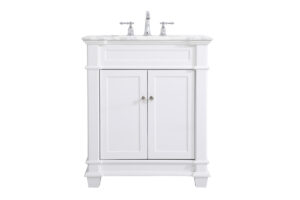 30 inch Single Bathroom Vanity set in White