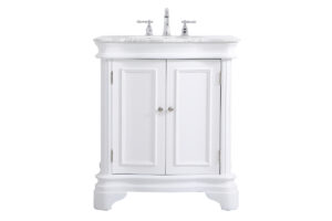 30 inch Single Bathroom Vanity set in White