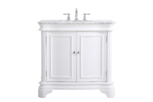 36 inch Single Bathroom Vanity set in White