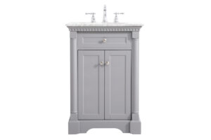 24 inch Single bathroom vanity in  Grey