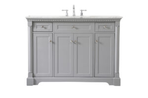 48 inch Single bathroom vanity in  Grey