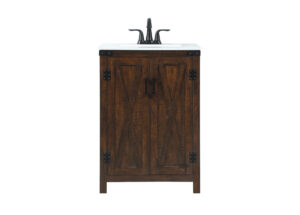 24 inch Single bathroom vanity in expresso