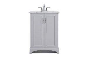 24 inch bathroom vanity in Grey