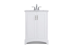 24 inch bathroom vanity in White