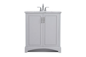 30 inch bathroom vanity in Grey