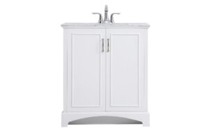30 inch bathroom vanity in White