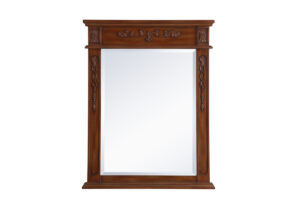 Wood frame mirror 28 inch x 36 inch in Teak