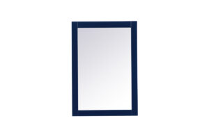 Cole vanity mirror 22 x 32 inch in blue