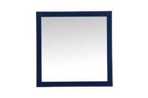 Aqua vanity mirror 36x36 inch in blue
