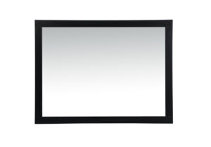 Aqua vanity mirror 48x36 inch in black