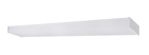 Led Wraparound Fixture With Spring Endcap, 4000K, Frosted Acrylic Lens