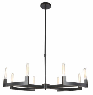 Corsica 8 light Bronze Chandelier