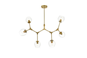 Cavoli 49 inch Chandelier in Brass