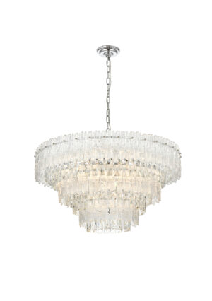 Emilia 31 inch Pendant Light in Chrome