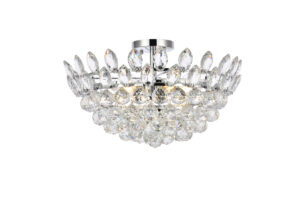 Emilia 20 inch flush mount in chrome