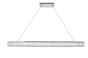 Monroe Integrated LED chip light Chrome Chandelier Clear Royal Cut Crystal