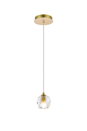 Eren 1 light Gold pendant