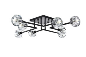Eren 31 inch Flush Mount in Black