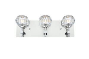 Graham 3 Light Wall Sconce in Chrome