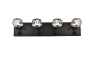 Graham 4 Light Wall Sconce in Black