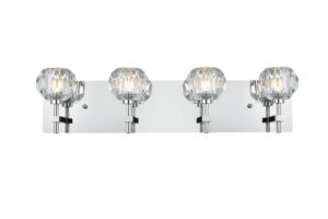 Graham 4 Light Wall Sconce in Chrome