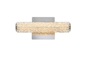 Bowen 12 inch Adjustable LED Wall Sconce in Chrome