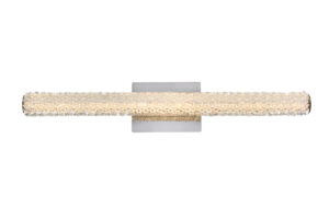 Bowen 30 inch Adjustable LED Wall Sconce in Chrome