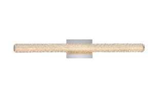 Bowen 36 inch Adjustable LED Wall Sconce in Chrome