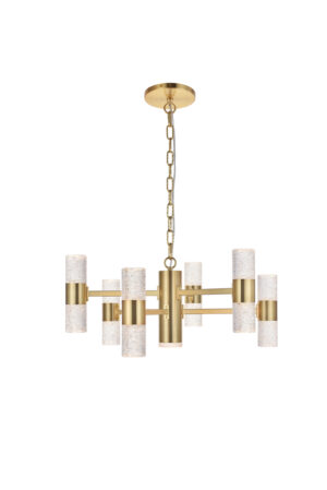 Vega 13 light Gold LED Pendant